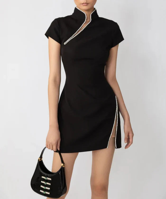 Black Ingrid Mini Dress