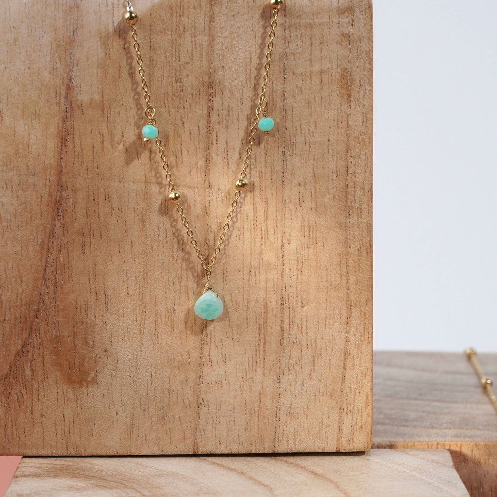 Amazonite Stone Necklace