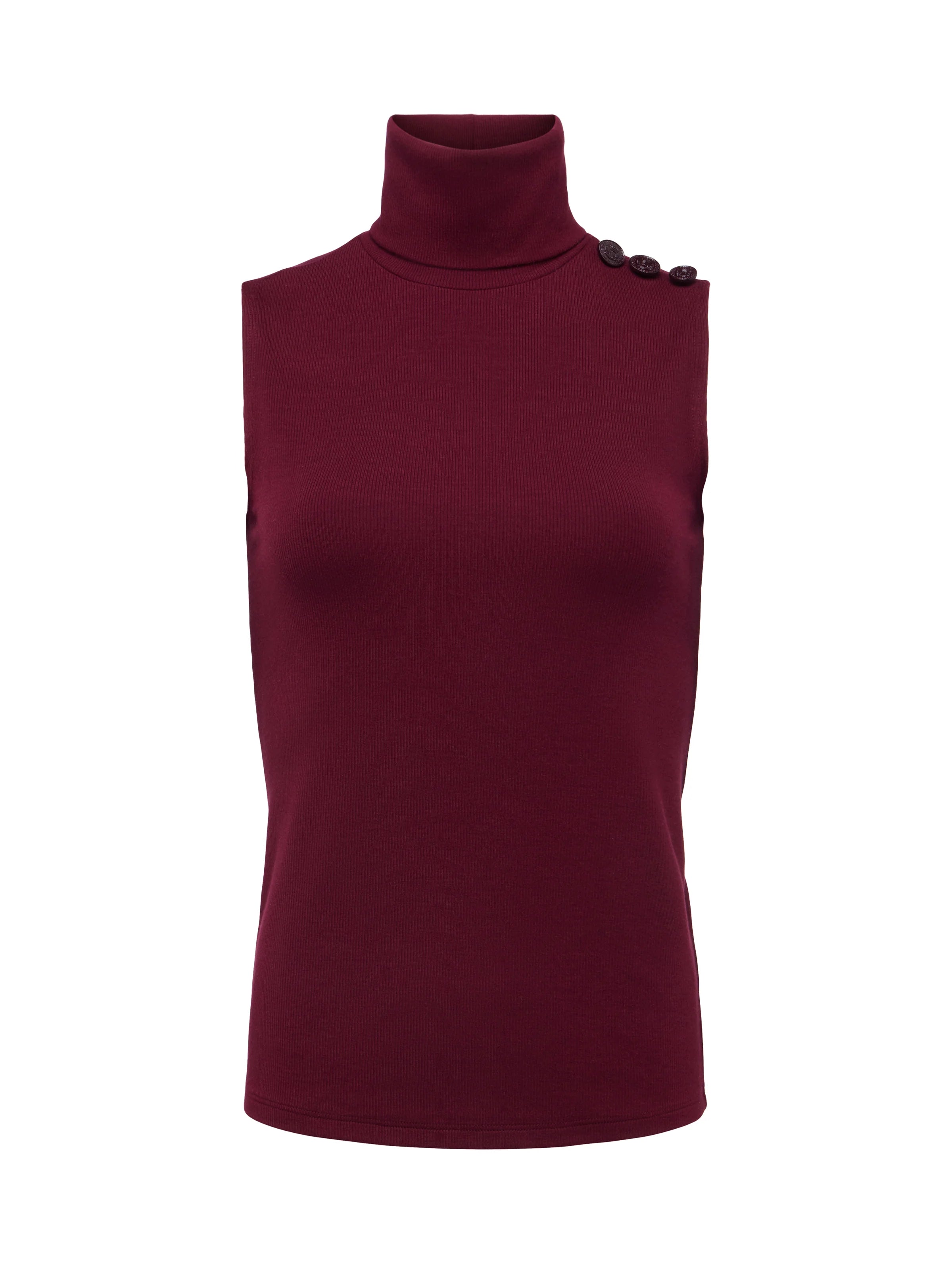 Dark Port Ceci Sleeveless Turtle Neck