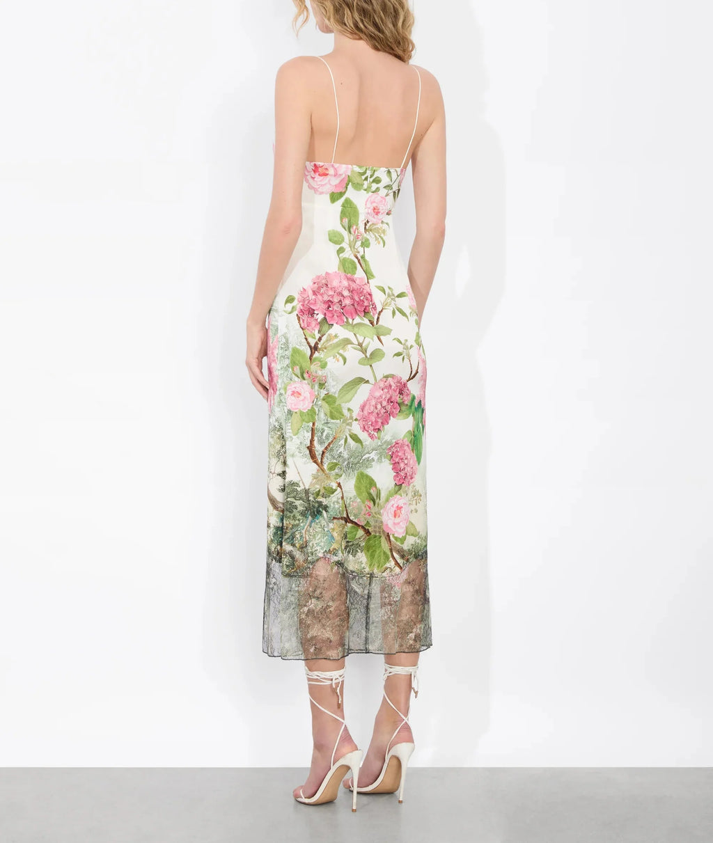 Julietta Cutaway Lace Slip Dress