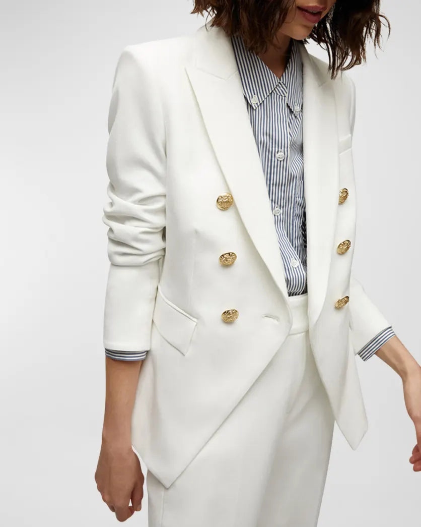 White/Gold Miller Dickey Jacket