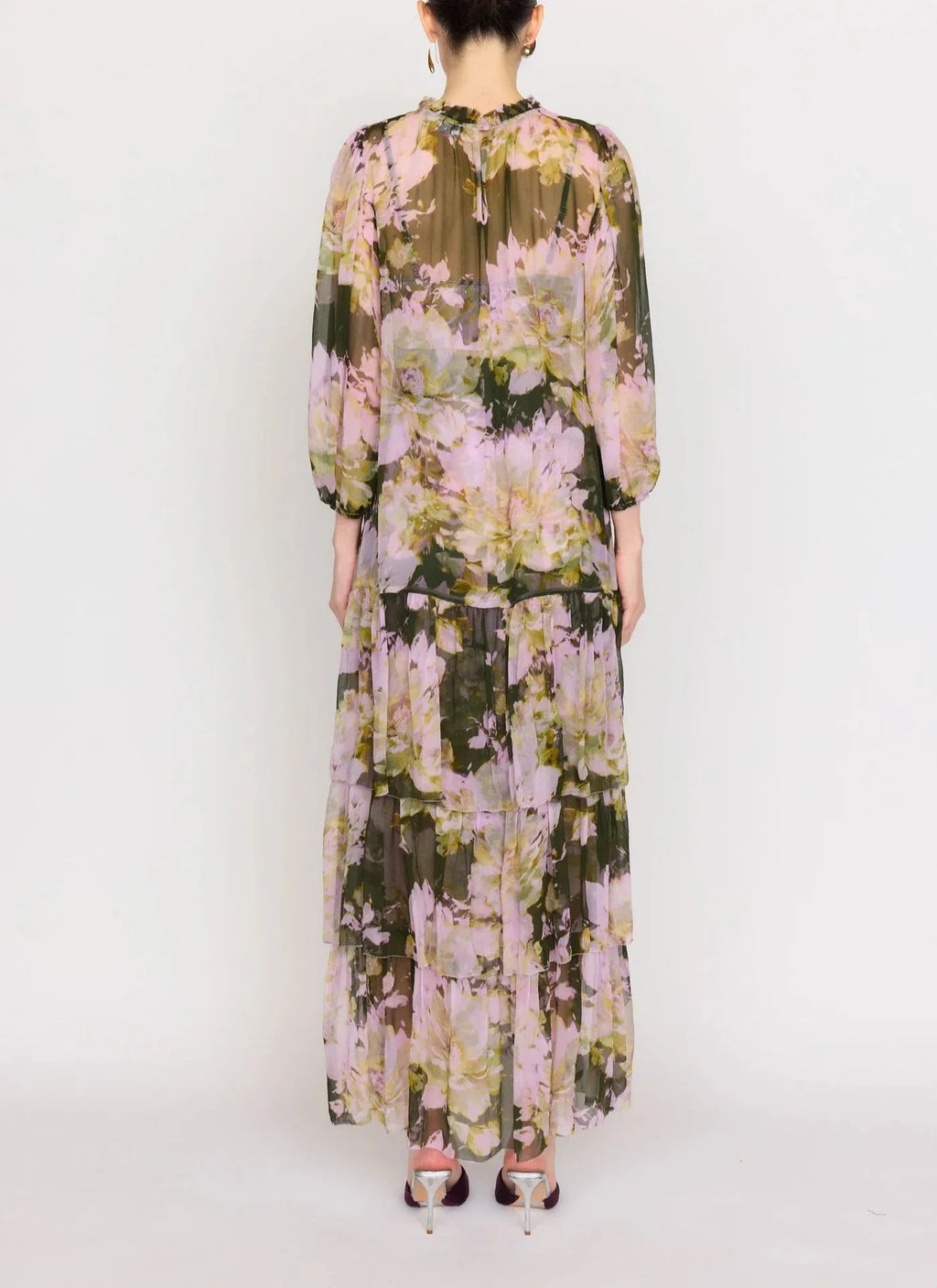 Midnight Garden Sara Midi Dress