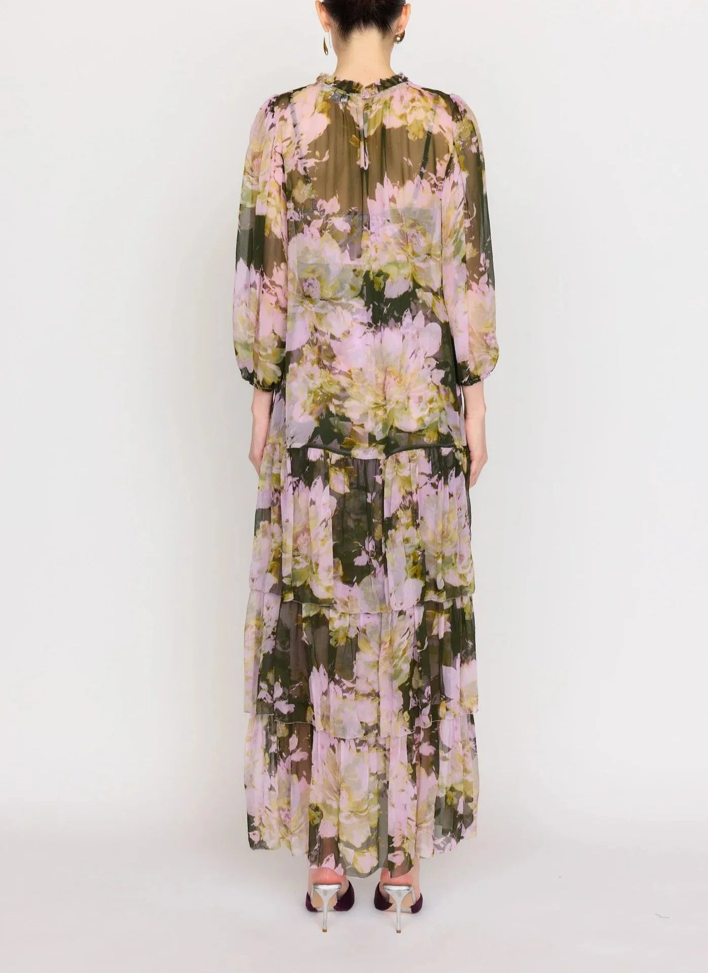 Midnight Garden Sara Midi Dress