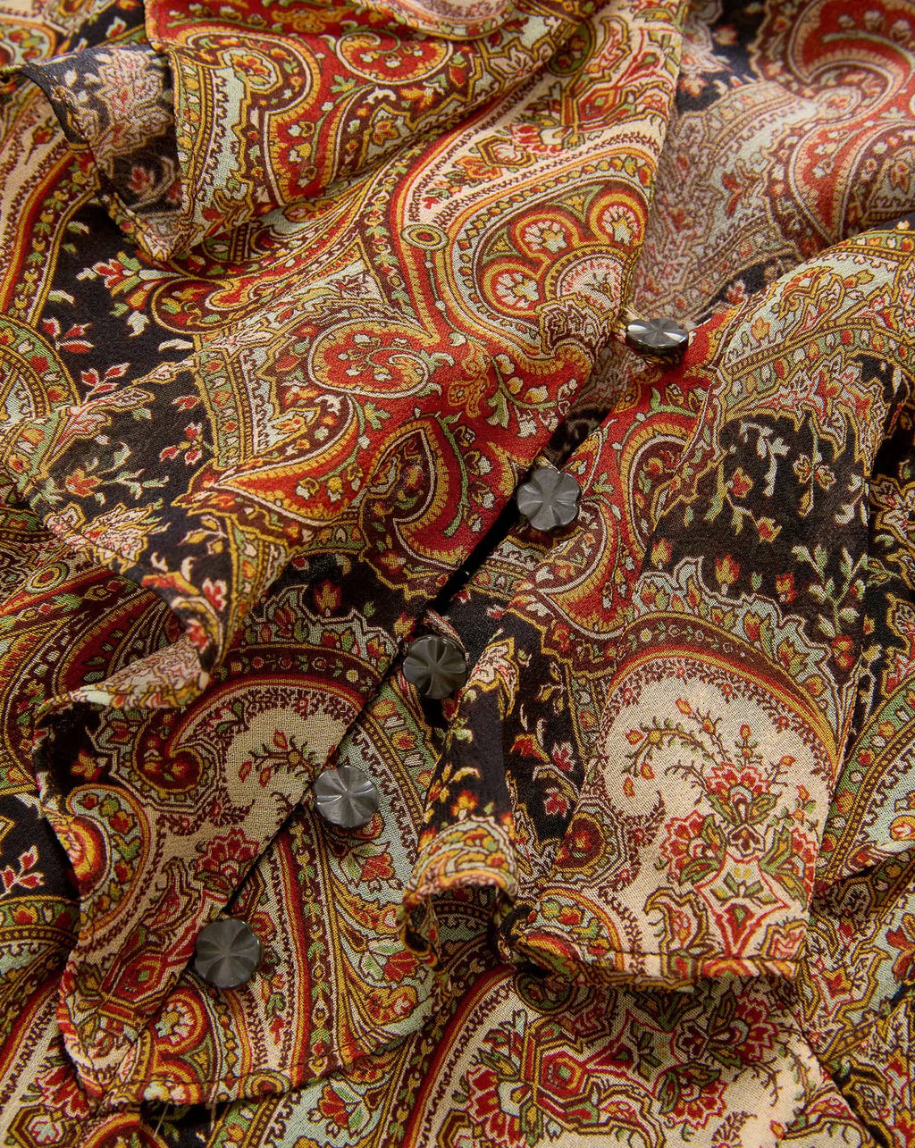 Silk Paisley Adrienne Dress