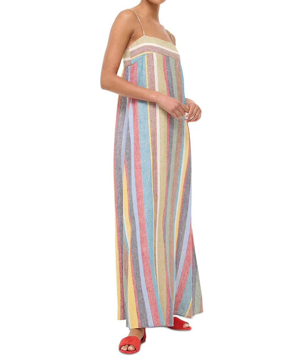 Market Stripe Laura Linen Dress