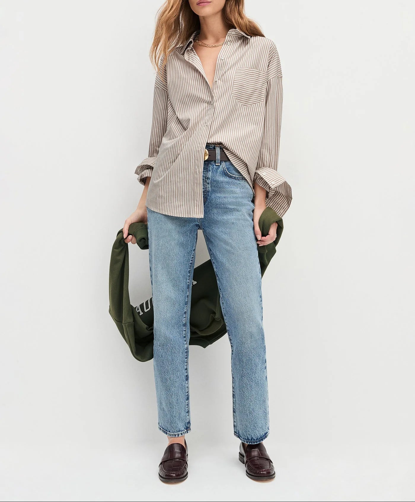 Mocha Stripe Beau Shirt