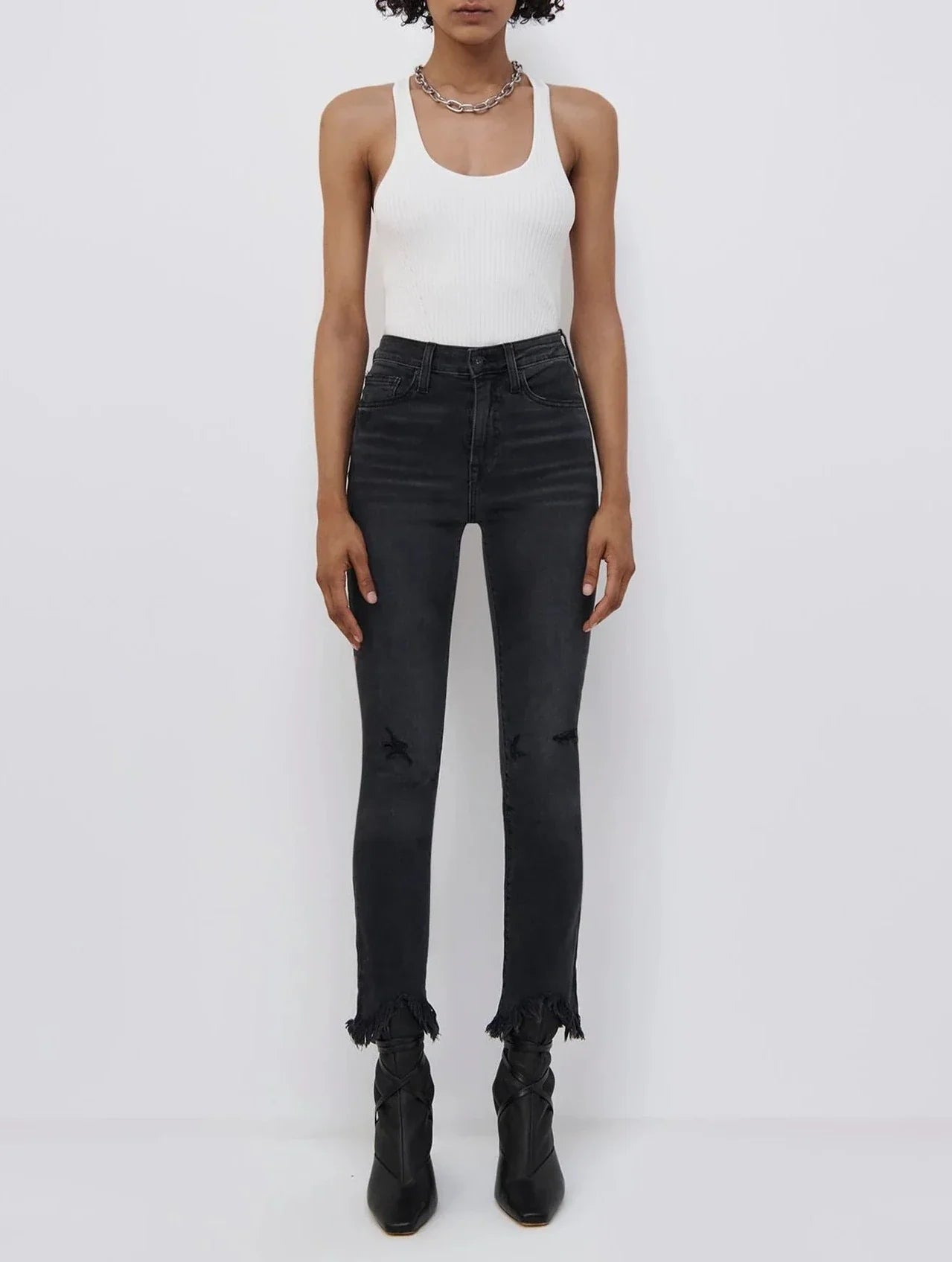 White Cecilia Crop Top