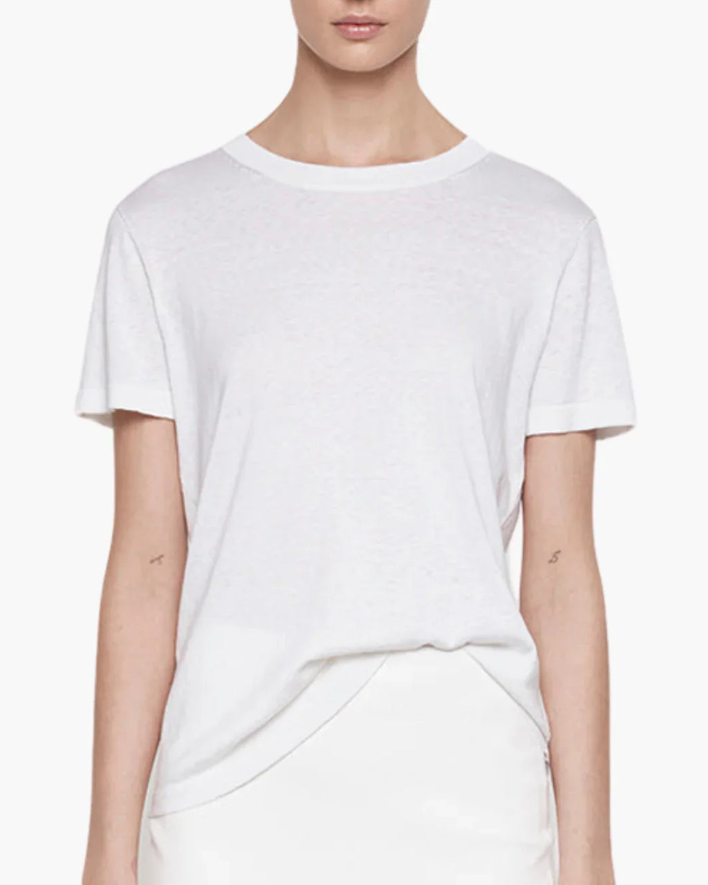 White Silk Perfect Tee