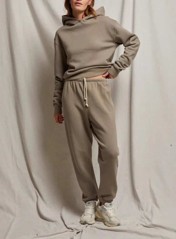 Mushroom Stevie Fleece Easy Sweatpant