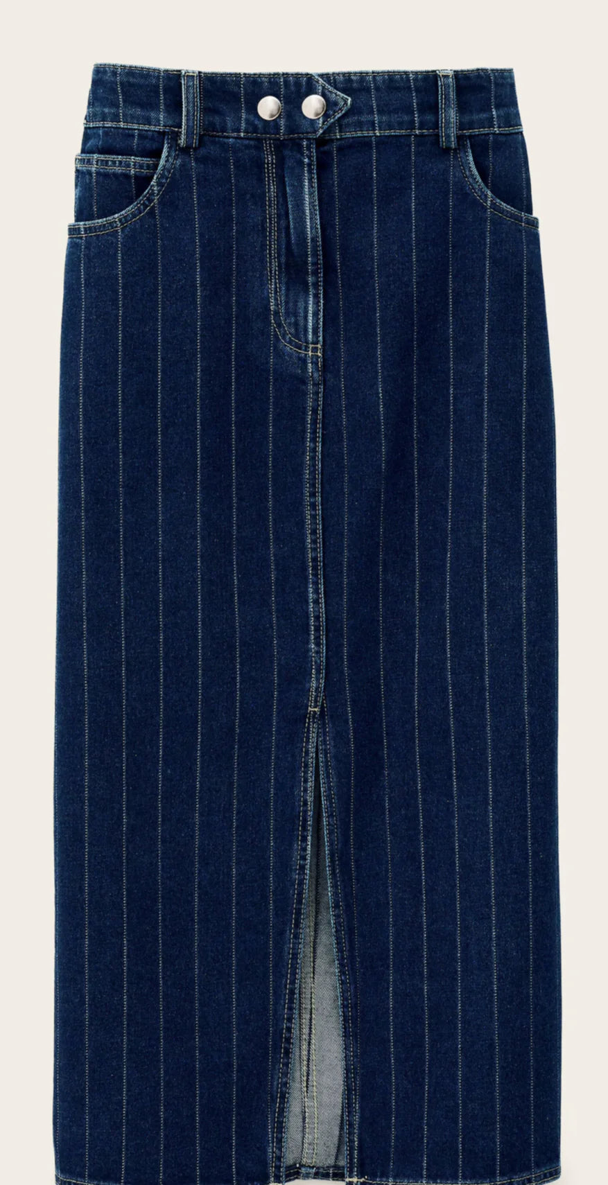 Denim Midi Romy Skirt