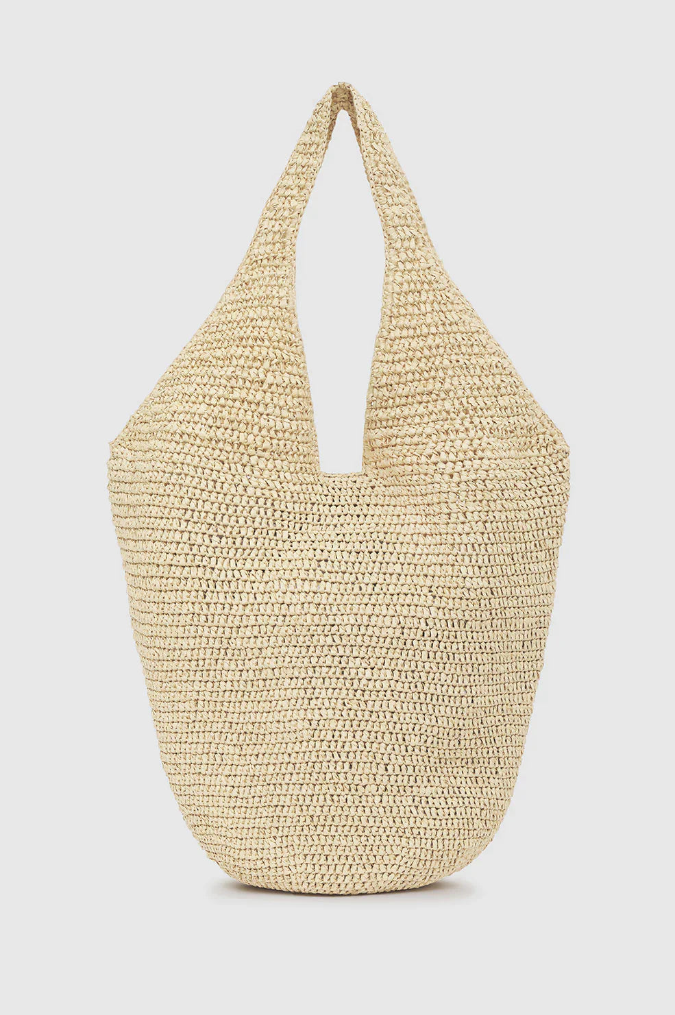 Cognac Leah Ivory Beach Bag