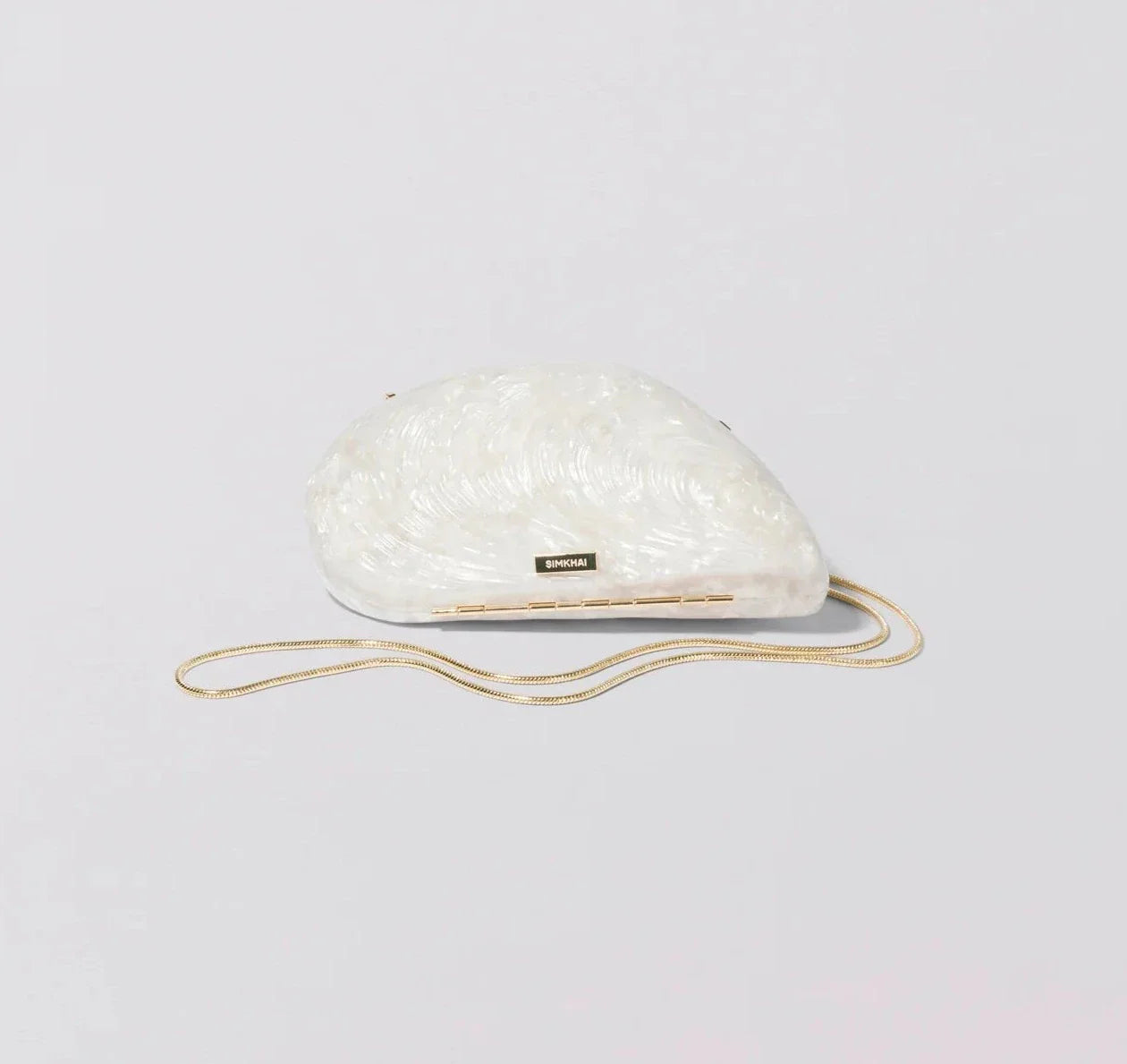 Bridget Pearl Oyster Clutch