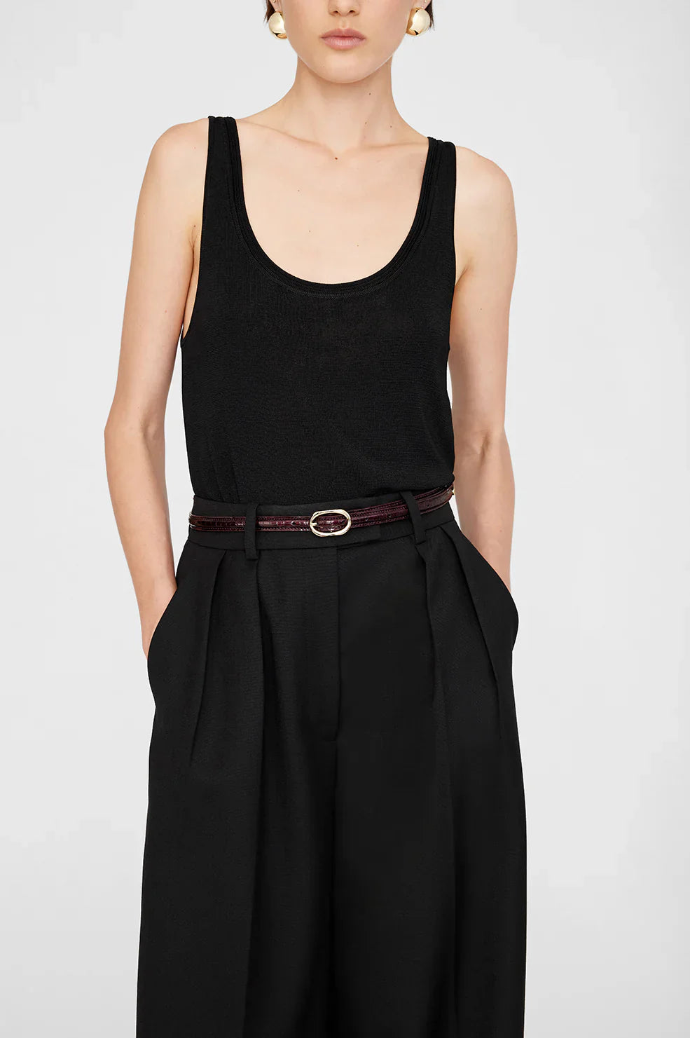 Burgundy Mini Mara Belt