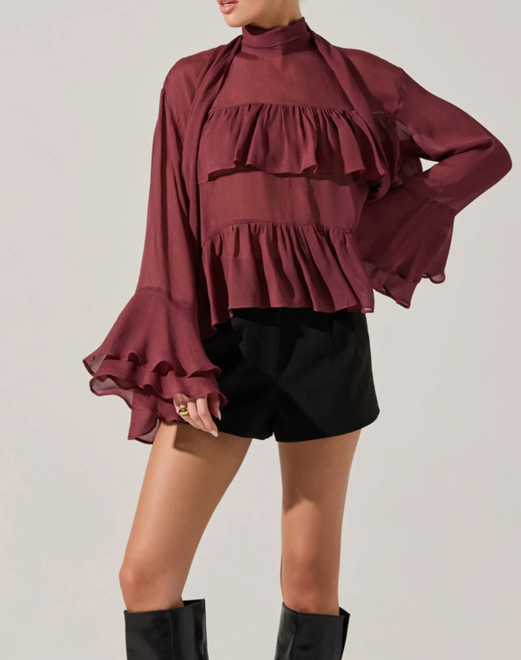 Wine Fae Blouse
