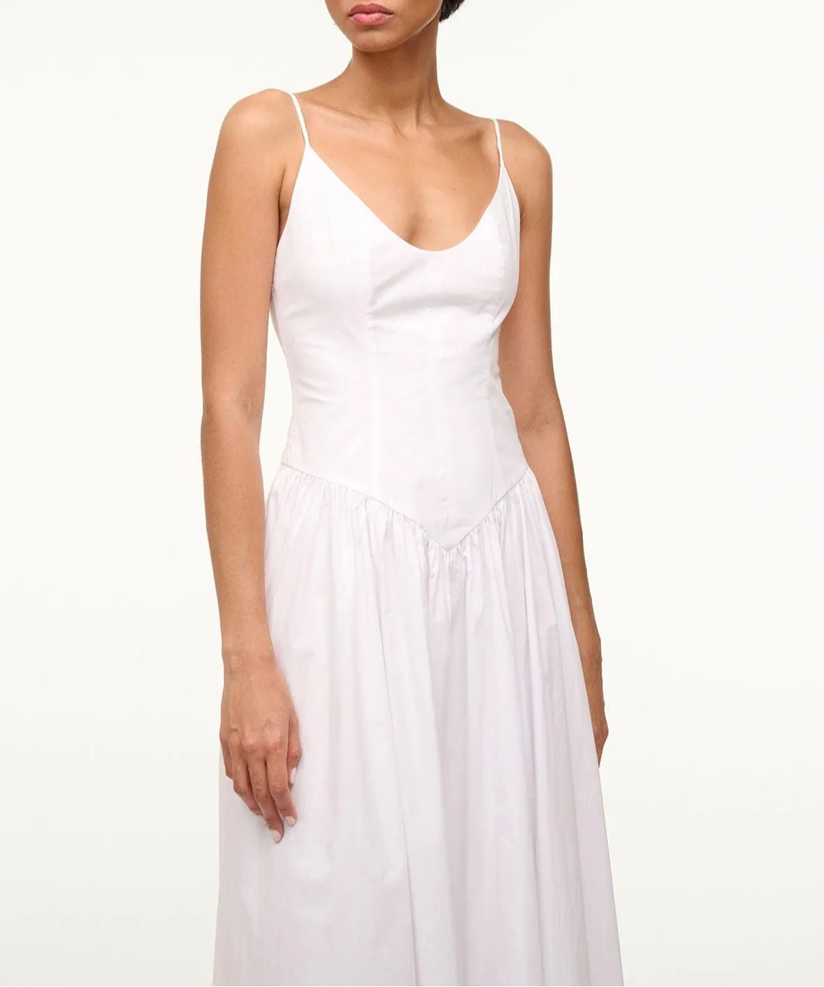 White Dena Midi Dress