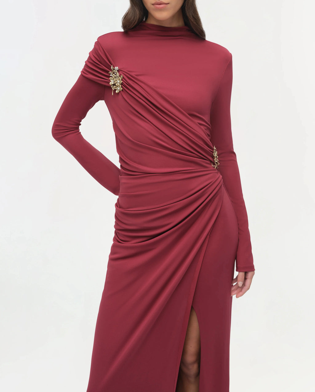 Cranberry Izadora Midi Dress