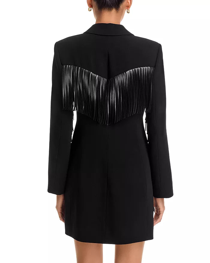 Black Fringe Joelette Dress
