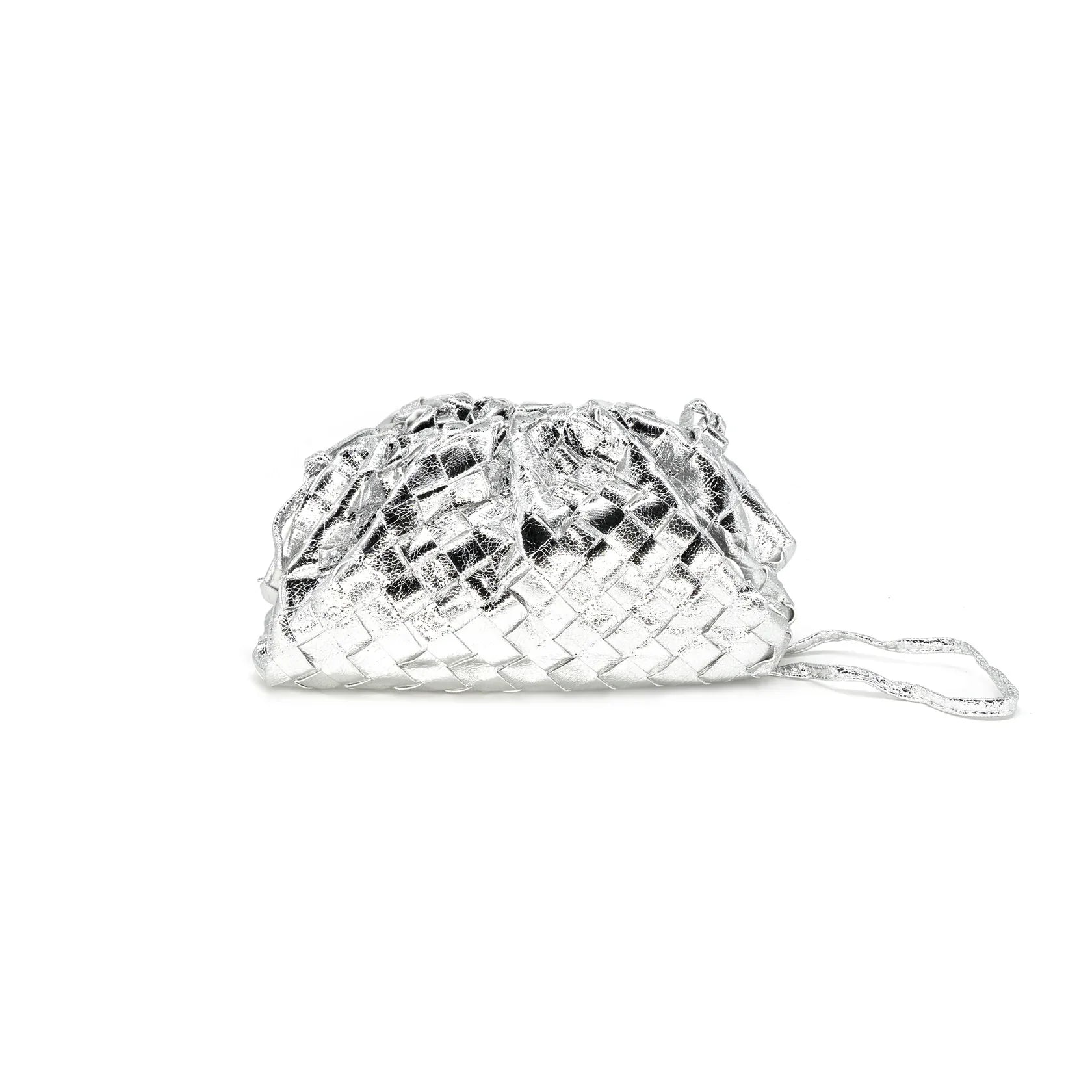 Metallic Pouch Clutch