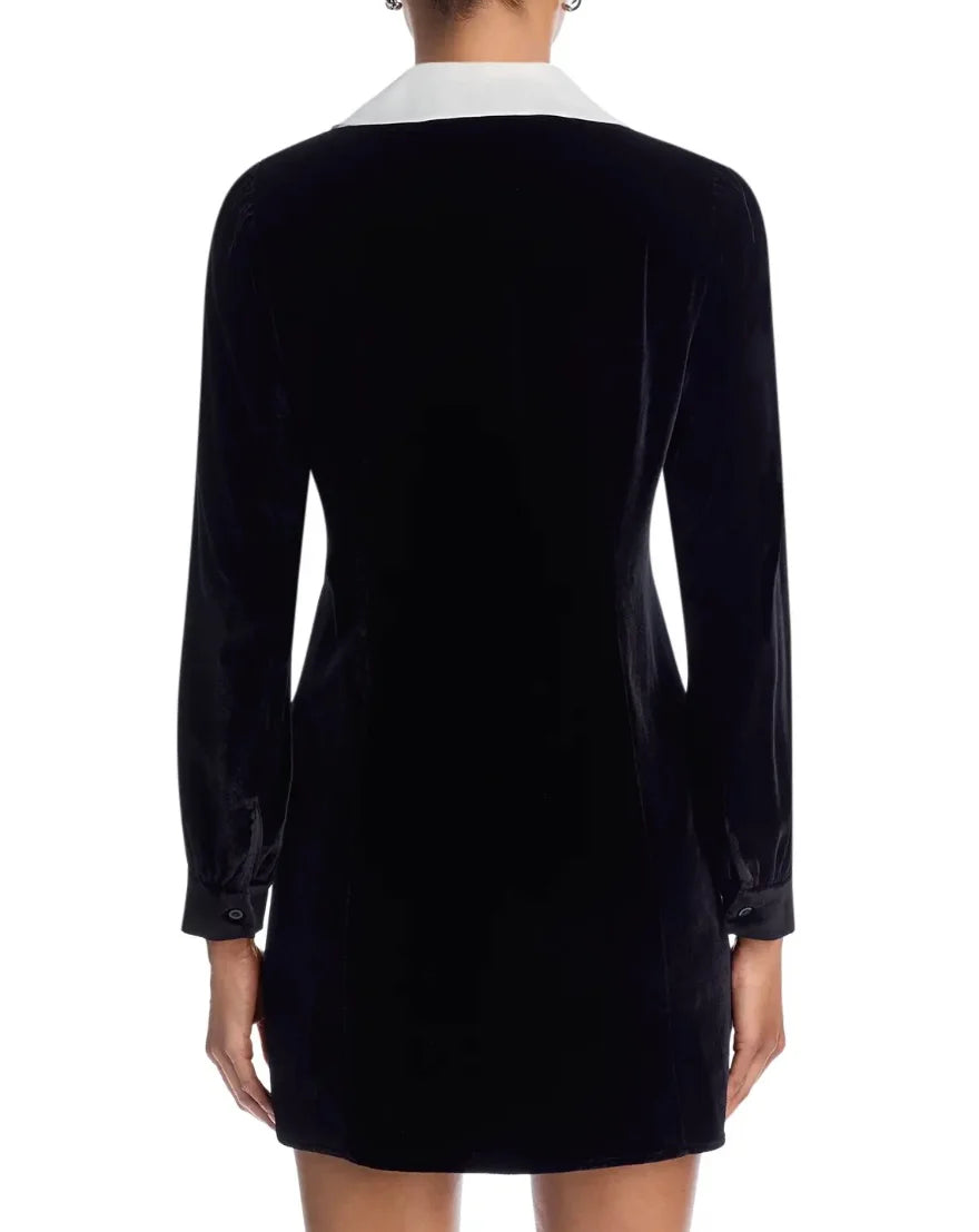 Velvet Sailor Mini Dress