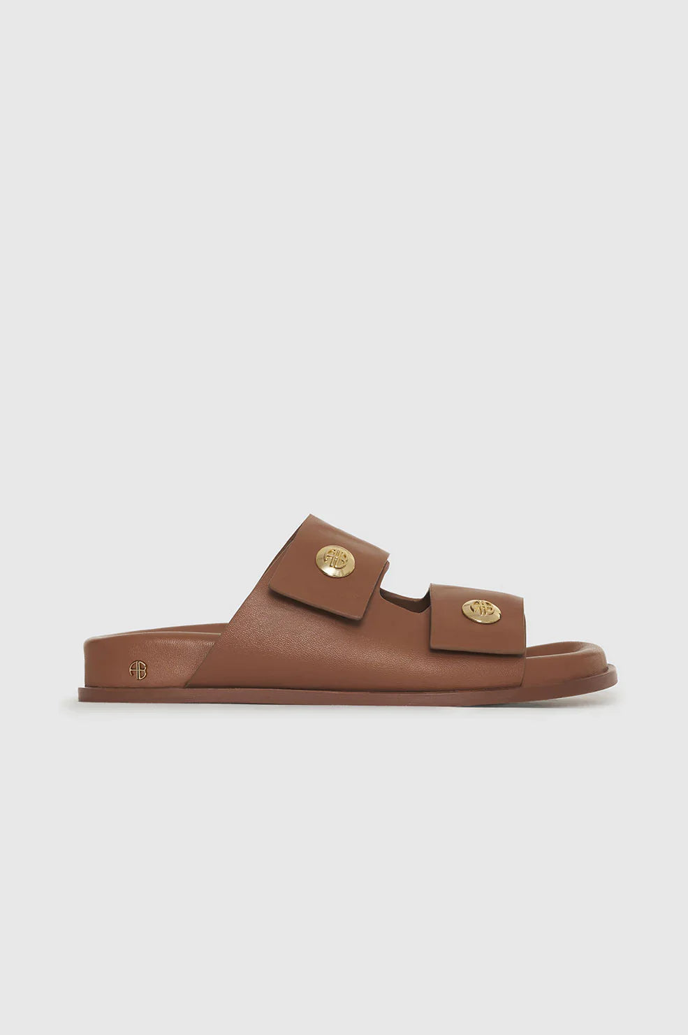 Cognac Ella Slides