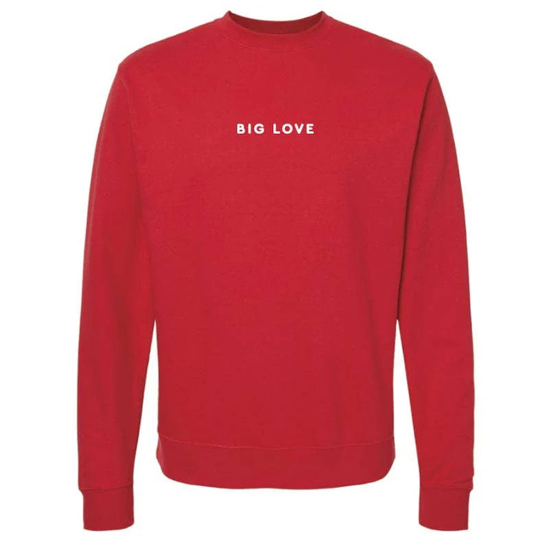 Red Big Love Sweatshirt