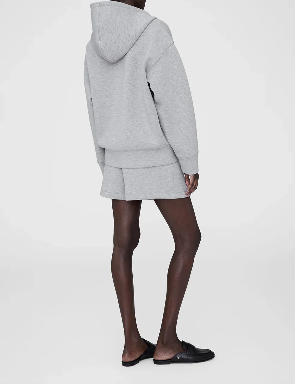 Heather Grey Bond Zip Up Hoodie