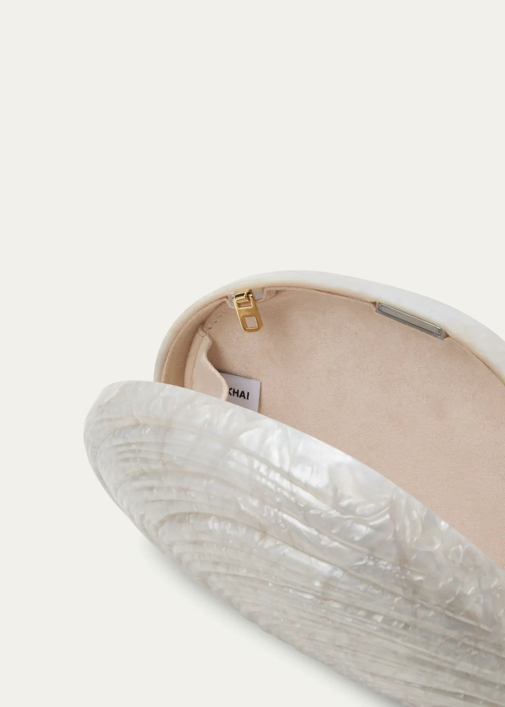 Bridget Pearl Oyster Clutch