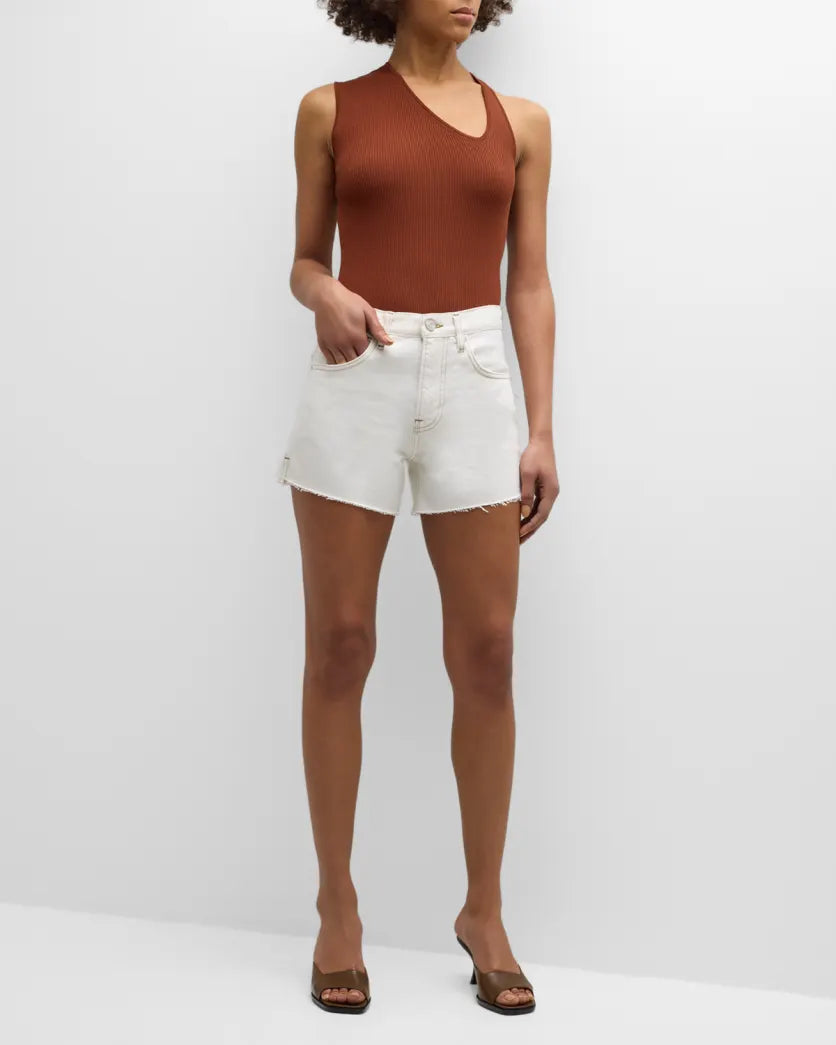 Le Super High Short Raw Fray