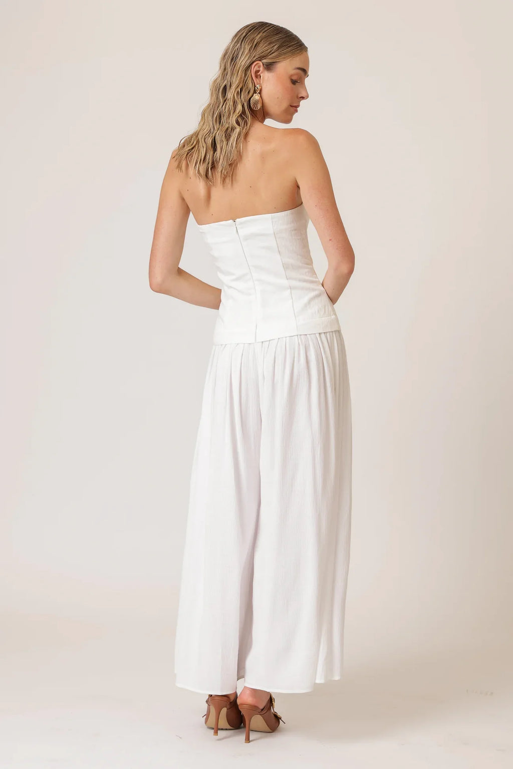 White Theo Jumpsuit