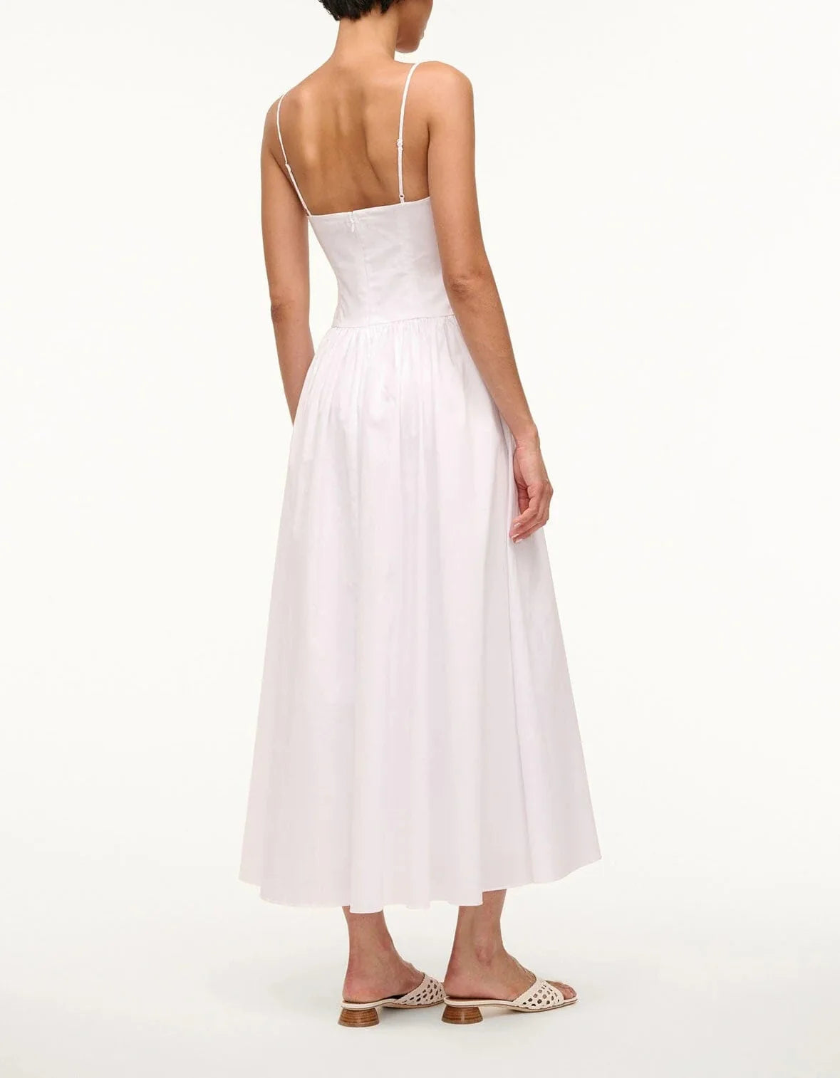 White Dena Midi Dress
