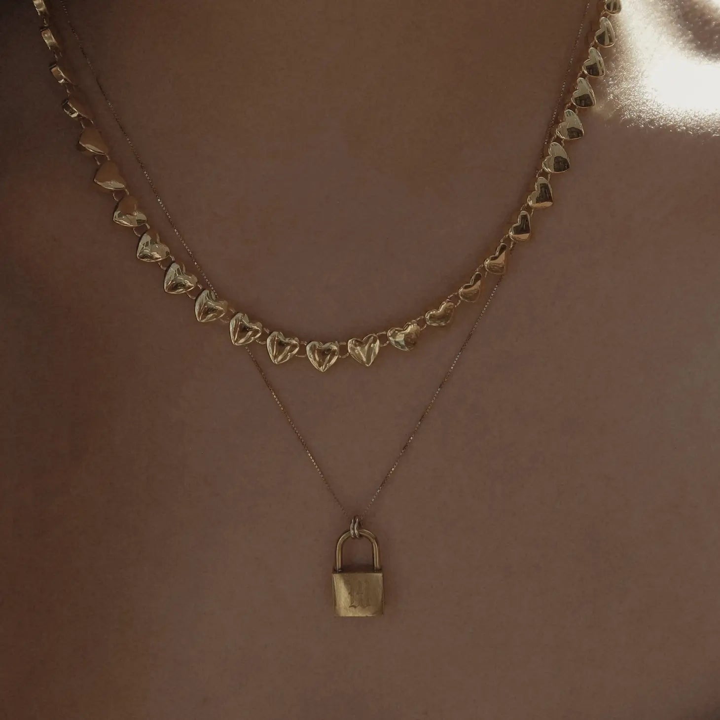 Valentina Heart Chain Necklace