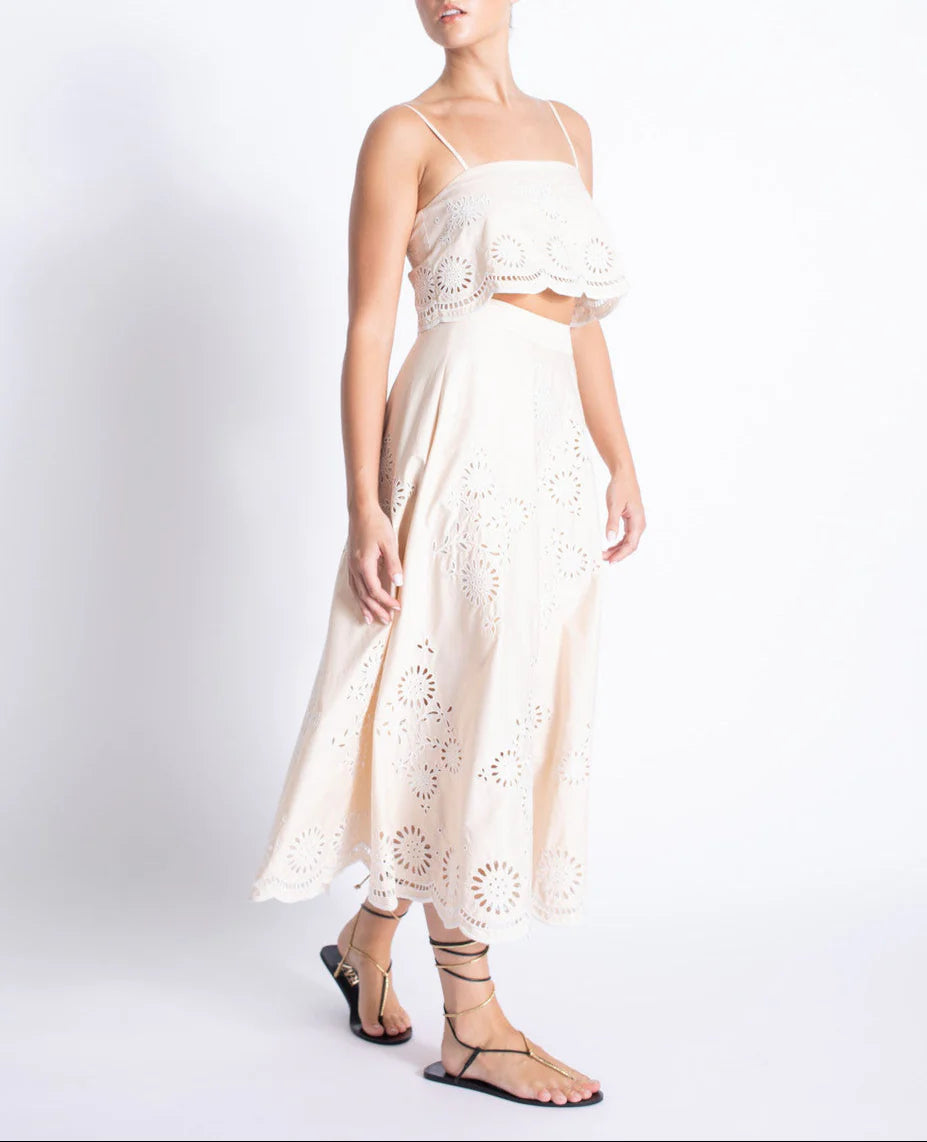 Carlotta Embroidered Skirt
