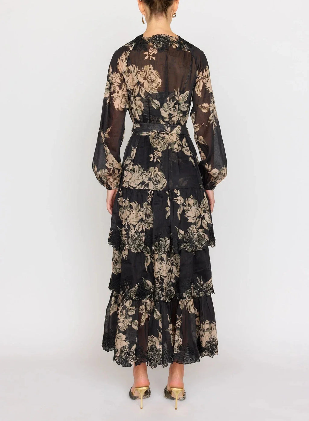 Black Rose Anastasia Midi Dress