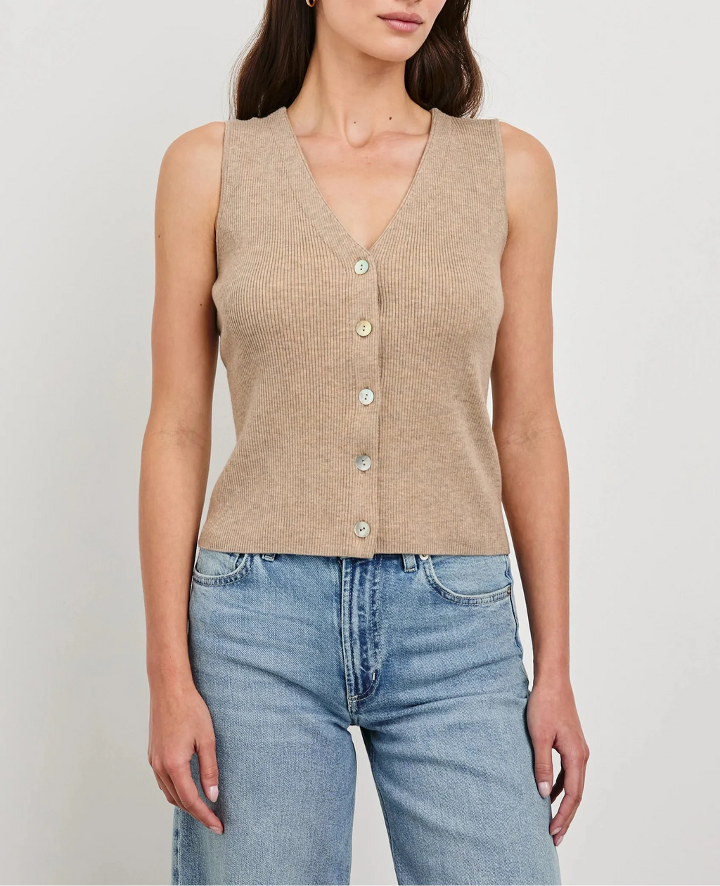 Oatmeal Rosa Top
