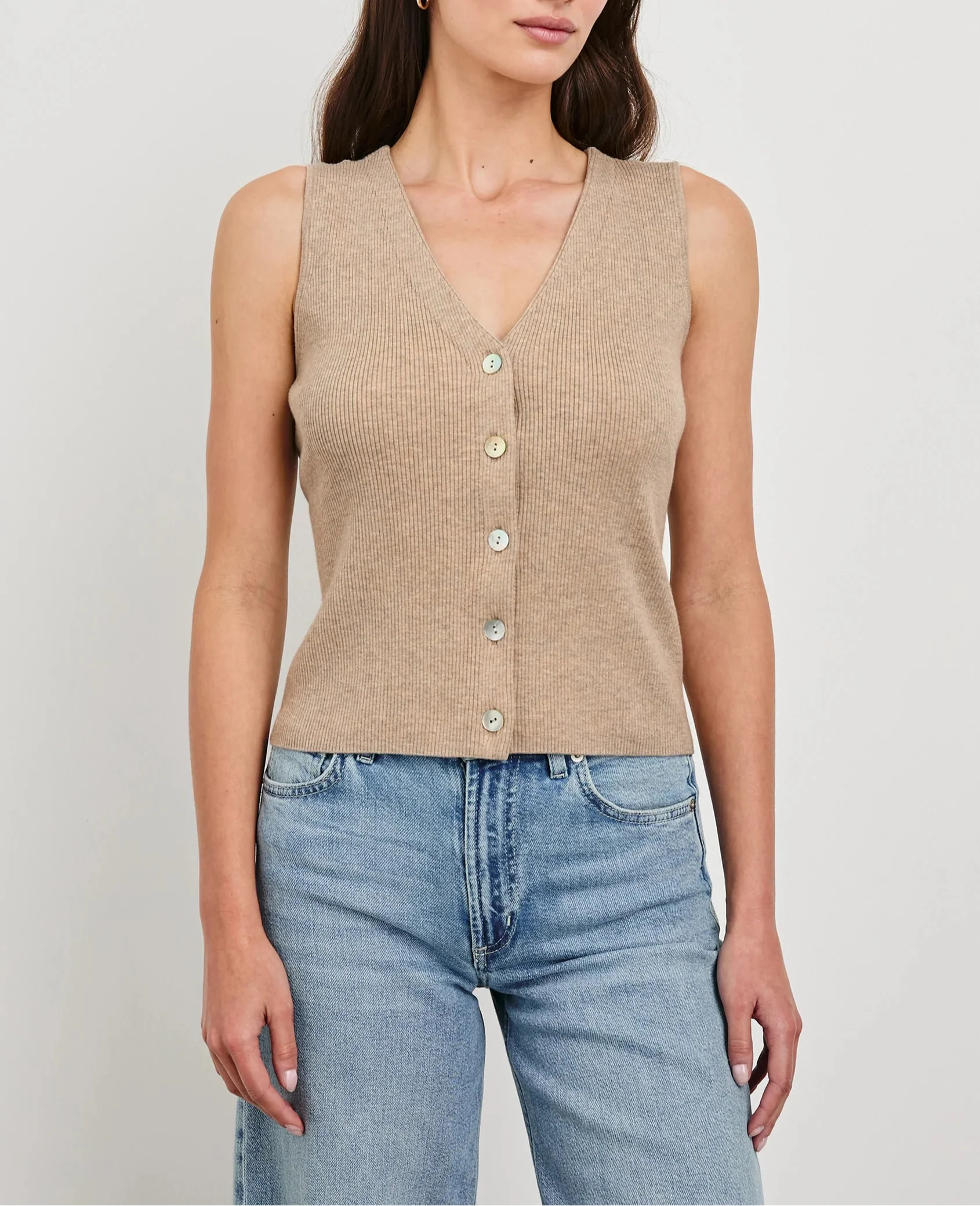 Oatmeal Rosa Top