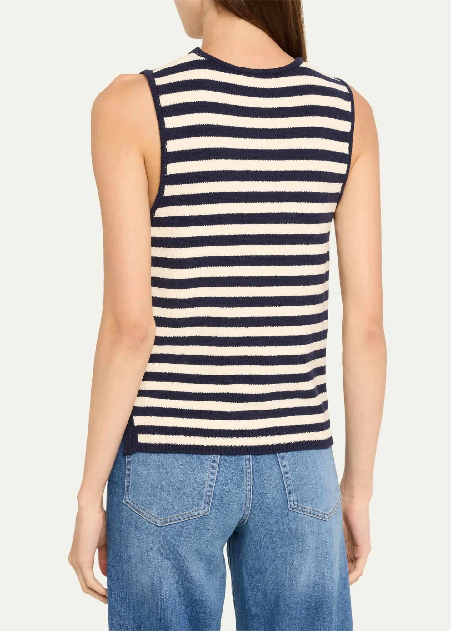 Navy Stripe Mariner Sweater Tank