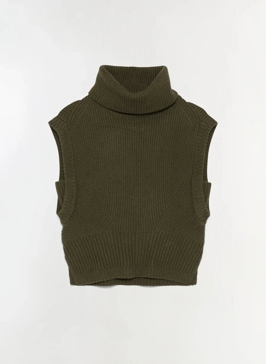 Alligator Maple Wool Cashmere Top