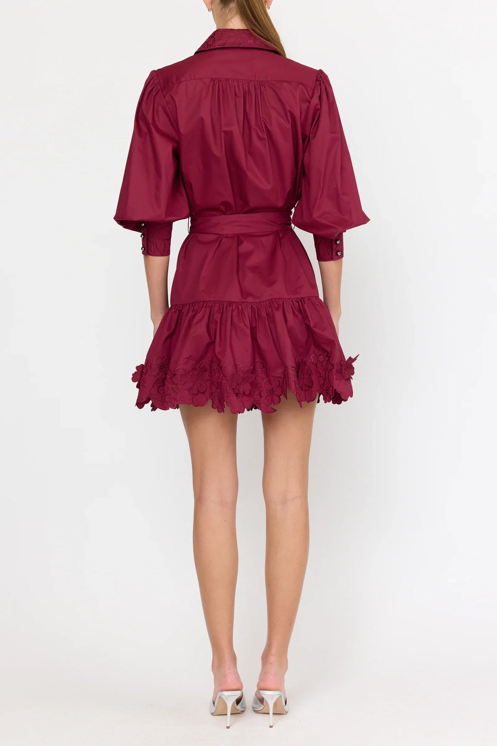 Maroon Norie Mini Dress
