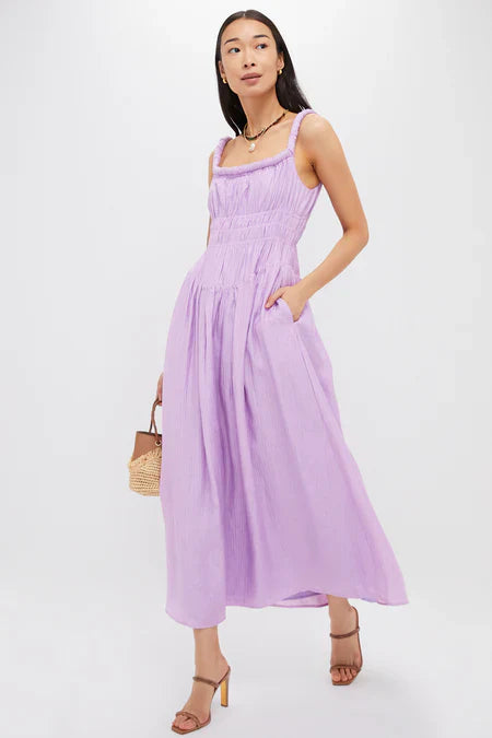 Lilac Lorenzo Midi Dress