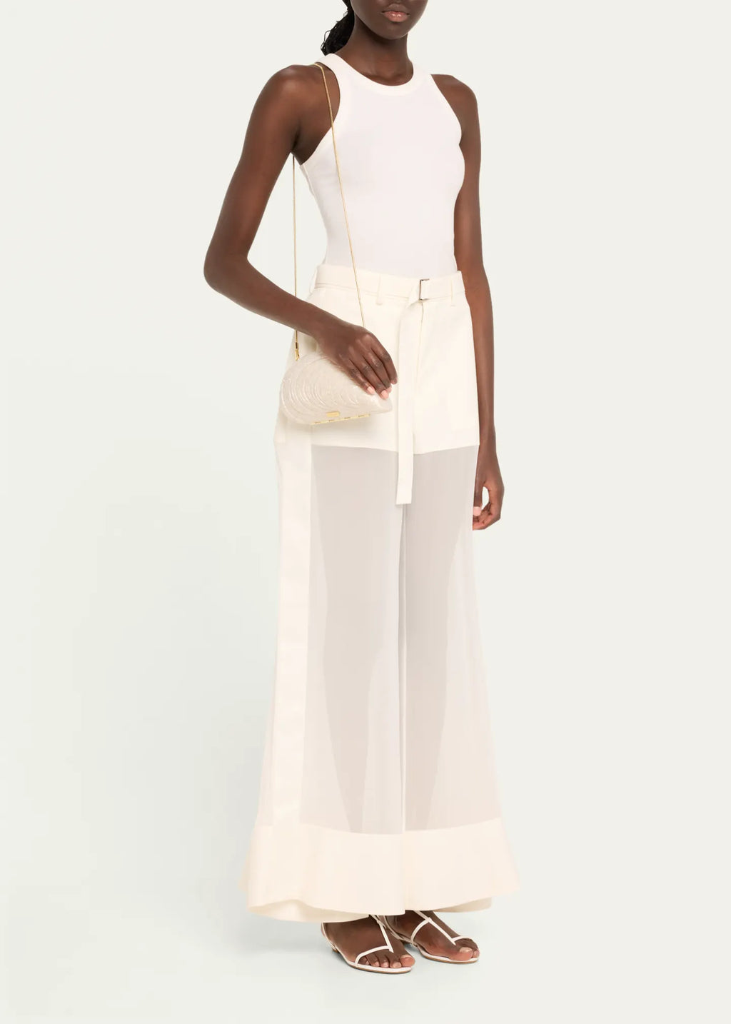 Bridget Pearl Oyster Clutch