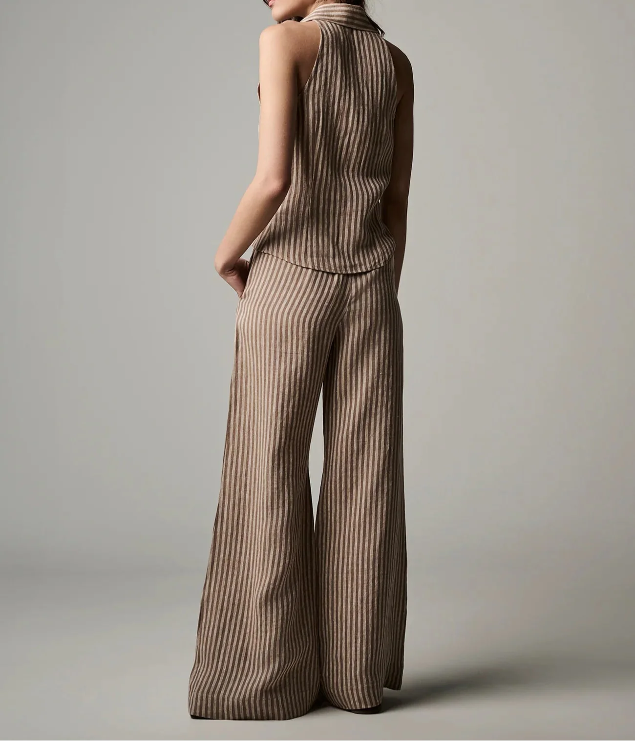 Chocolate Stripe Sloan Vest