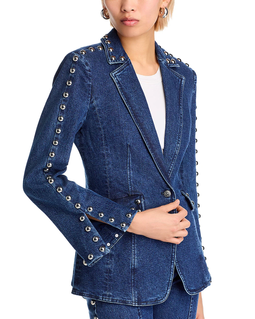 Denim Studded Milly Jacket