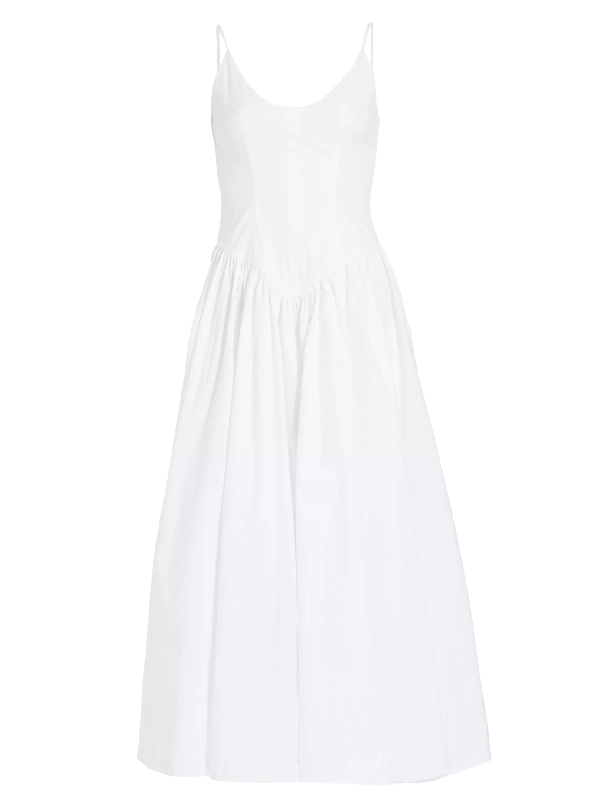 White Dena Midi Dress