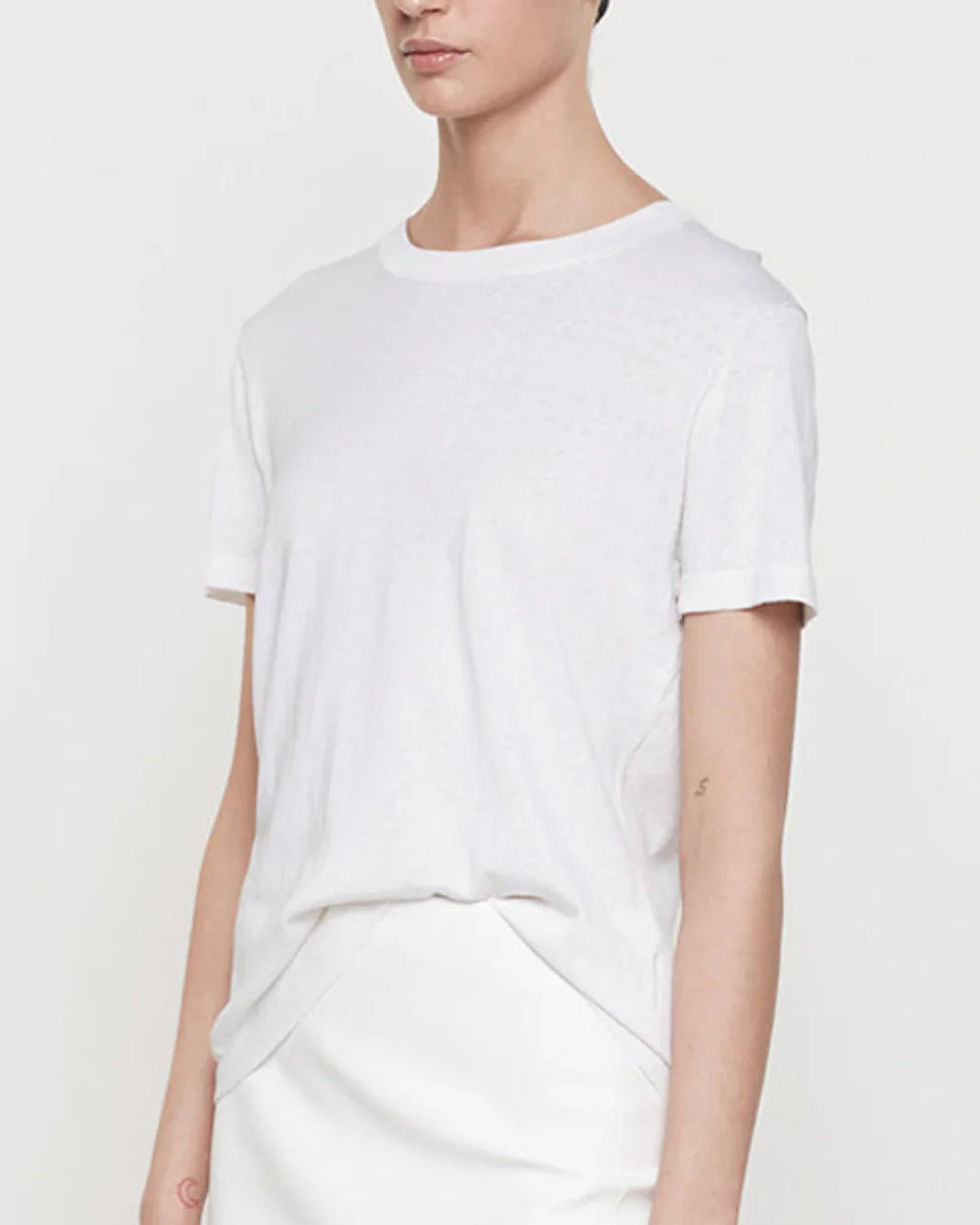 White Silk Perfect Tee