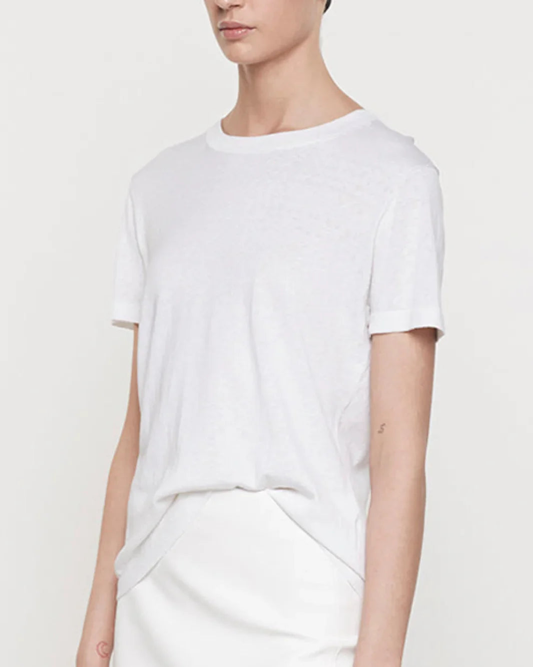 White Silk Perfect Tee
