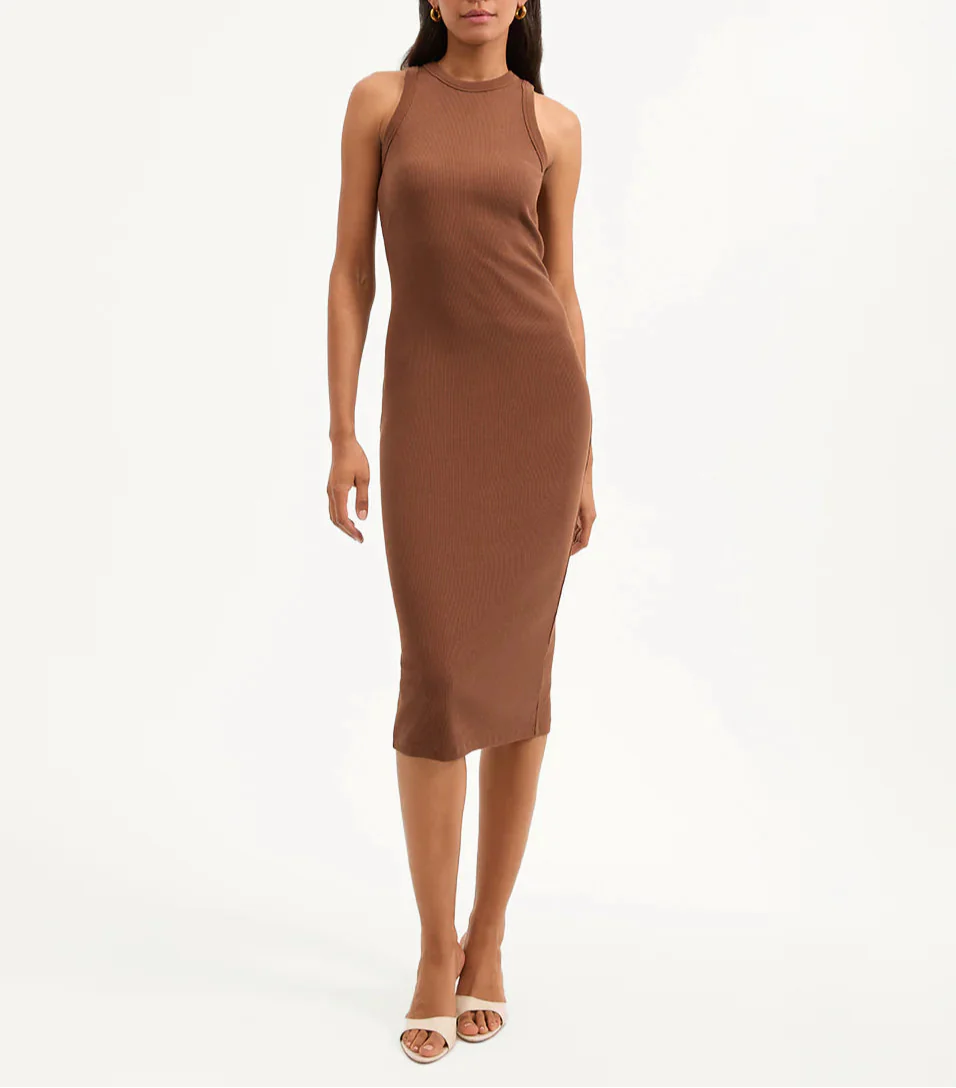 Jordyn Ribbed Midi Dress