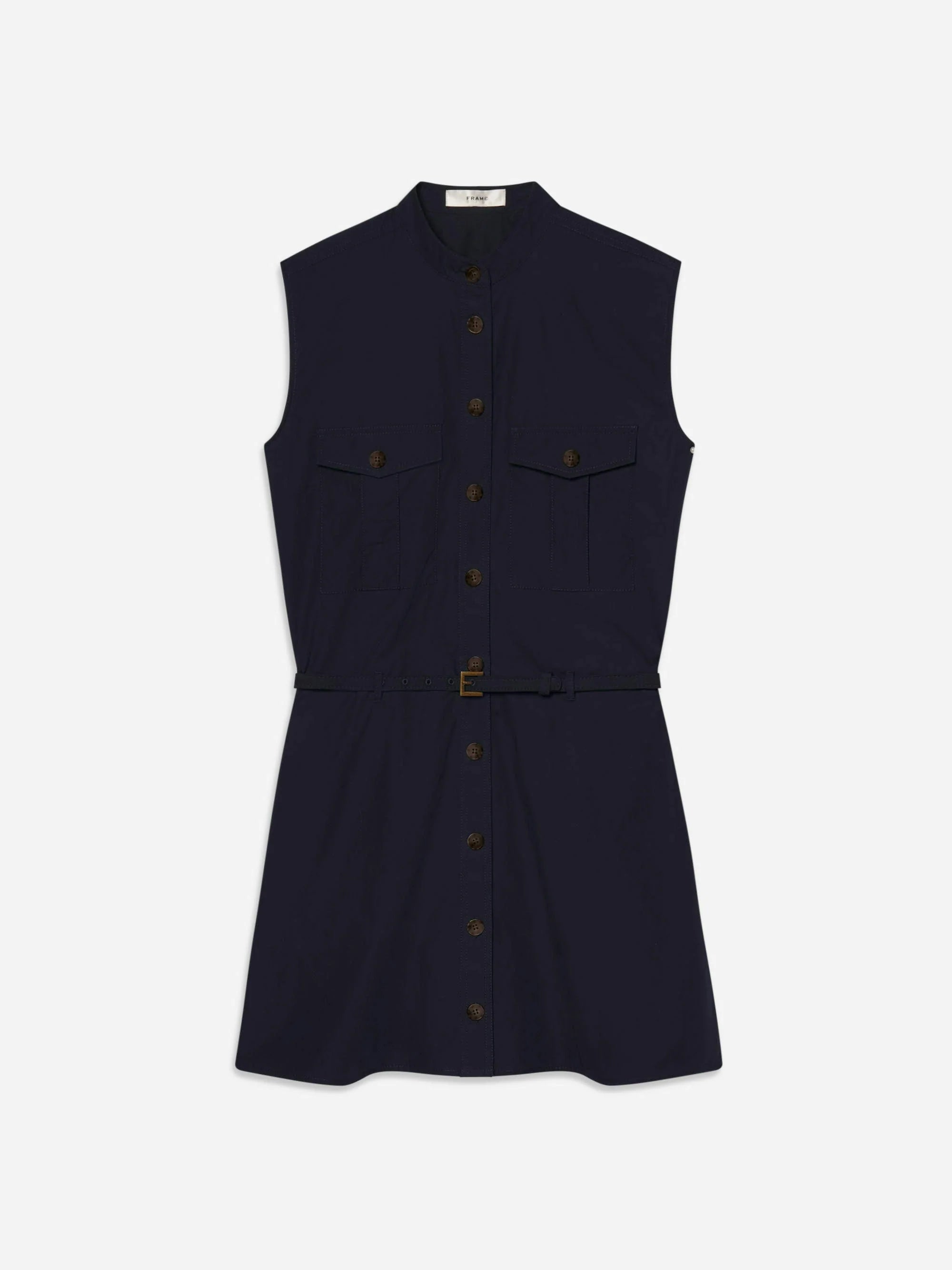 Navy Safari Dress
