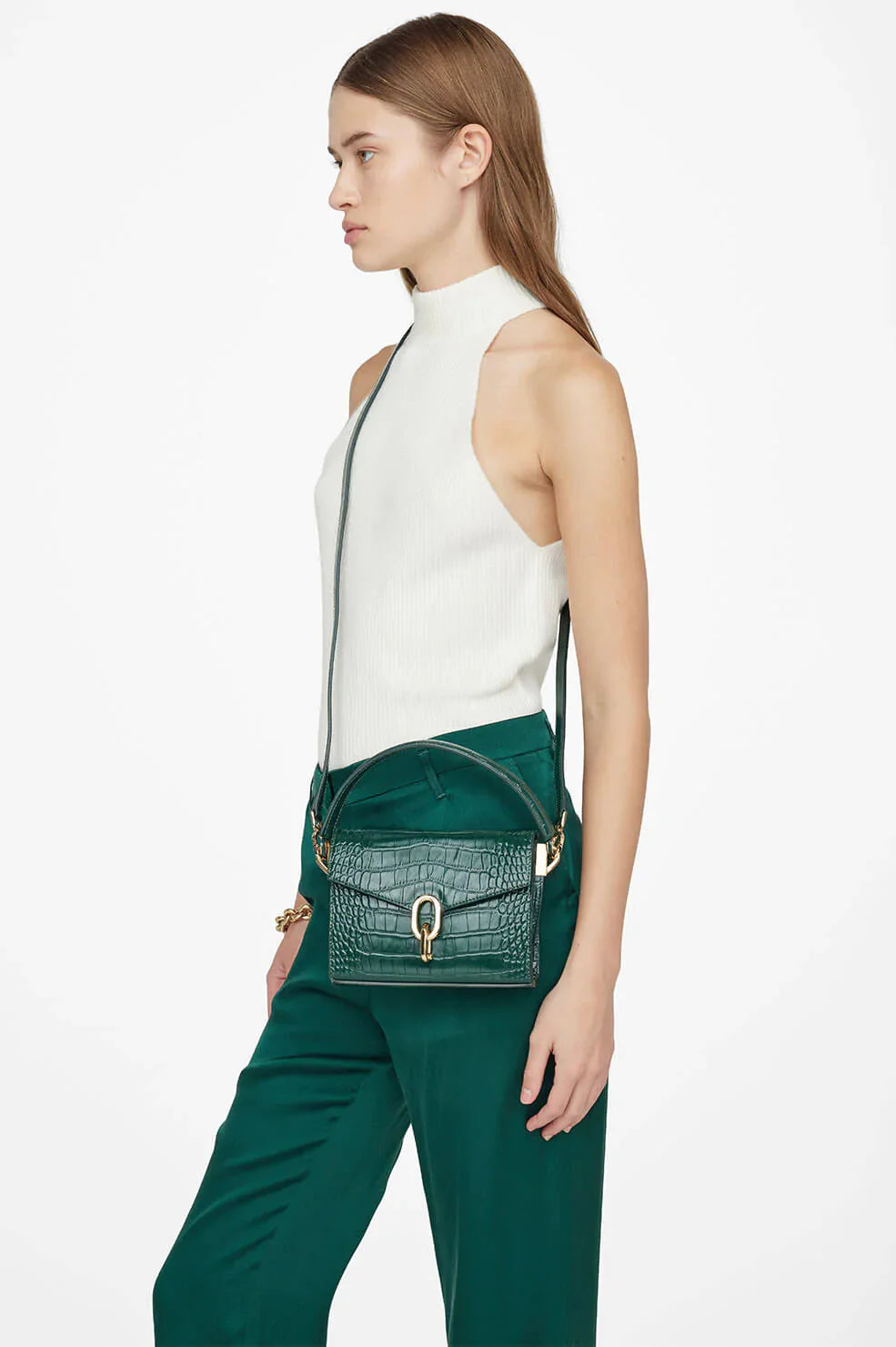 Emerald Mini Colette Bag