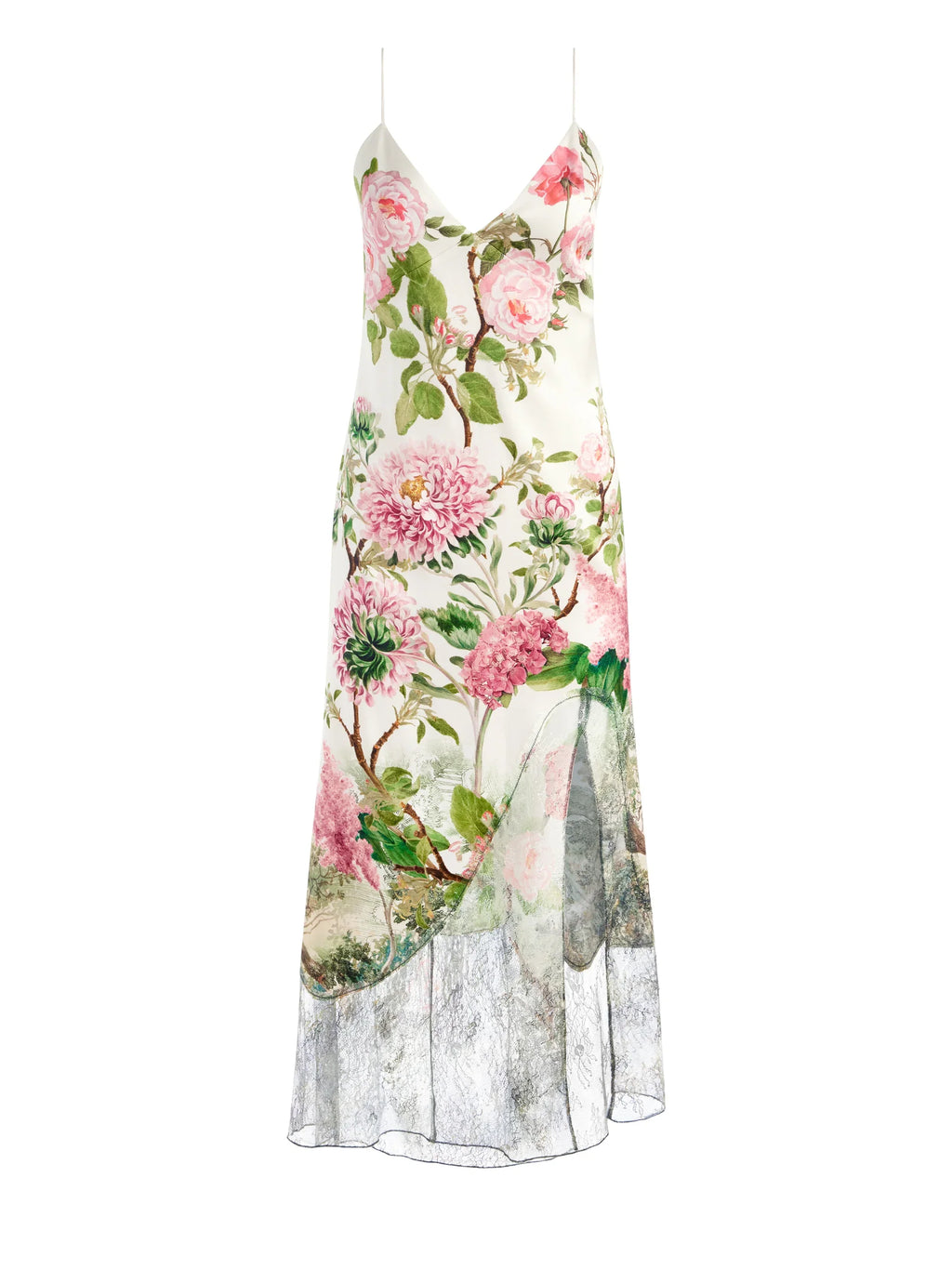 Julietta Cutaway Lace Slip Dress