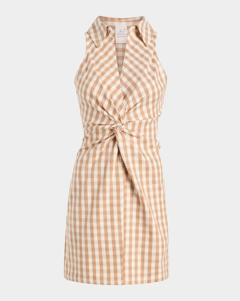 Gingham Sleeveless Mckenna Dress